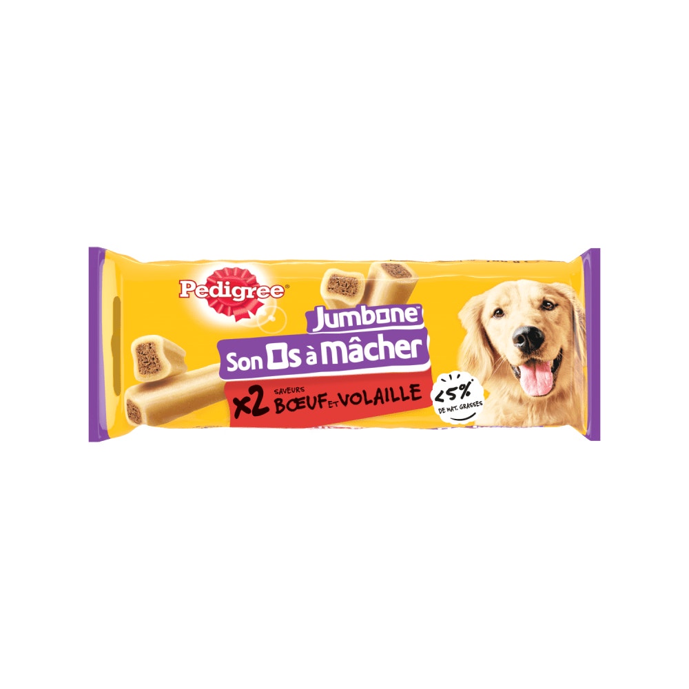 Pedigree® JUMBONE™ Son Os À Macher Récompenses Pour Moyen Chien 2 x 90g