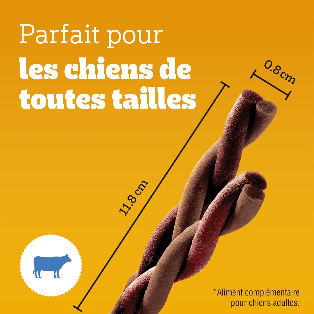 Pedigree® RODEO™ Récompenses Au Bœuf Pour Chien x4