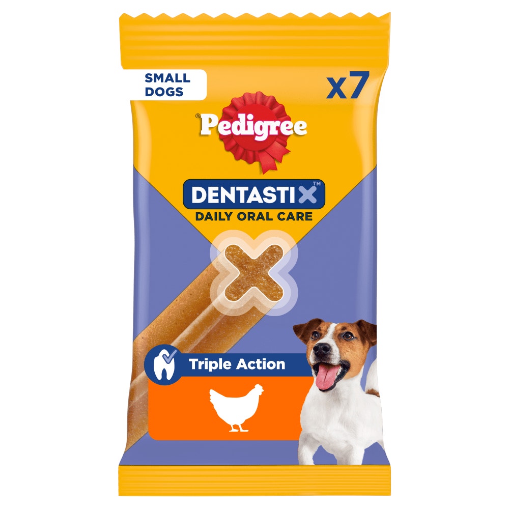 Pedigree® DENTASTIX™ Bâtonnets Hygiène Bucco-Dentaire Pour Petit Chien x7, x28 & x56