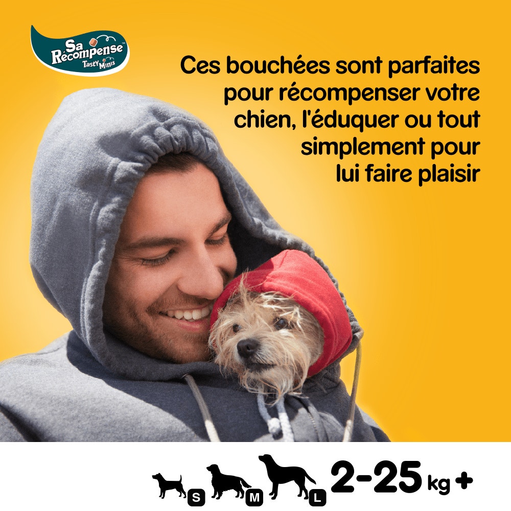 Pedigree® SA RÉCOMPENSE™ Bouchées Moelleuses Au Poulet Pour Chien 130g