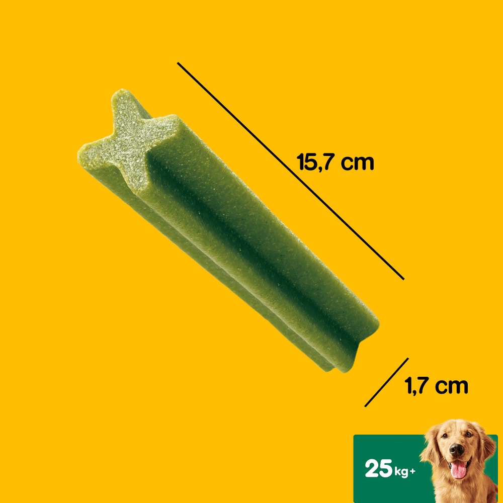 Pedigree® DENTASTIX™ Fresh Bâtonnets Hygiène Bucco-Dentaire Pour Grand Chien 7 x 38,6g