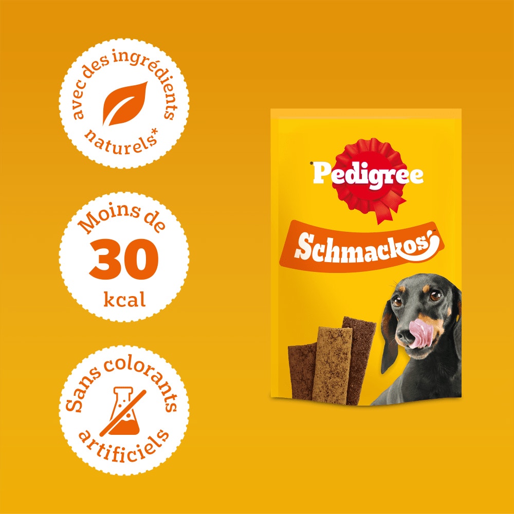 Pedigree® SCHMACKOS™ Récompenses Multi Pour Chien 20 x 7,2g