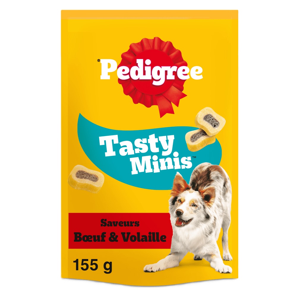 Pedigree® TASTY MINIS™ Bouchées Fourrées Au Bœuf Pour Chien 155g