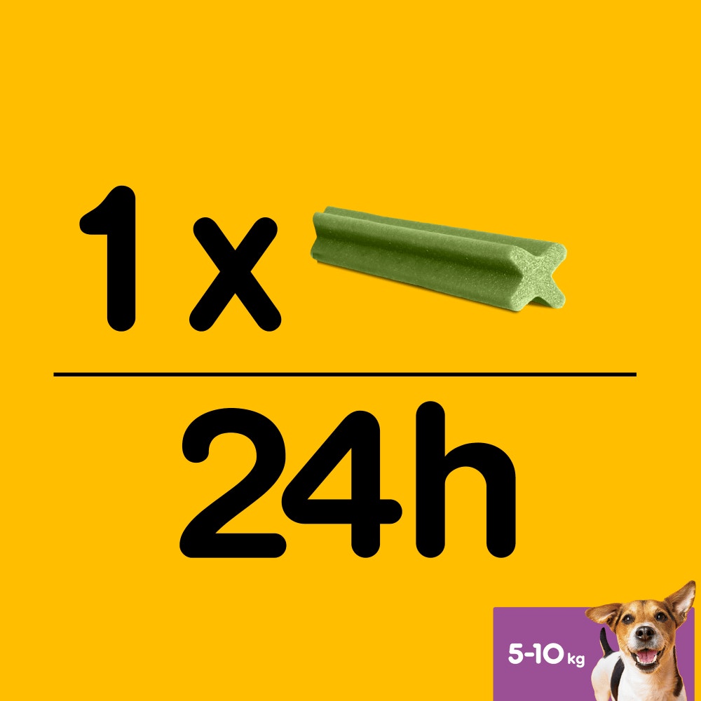 Pedigree® DENTASTIX™ Fresh Bâtonnets Hygiène Bucco-Dentaire Pour Petit Chien 7 x 15,7g