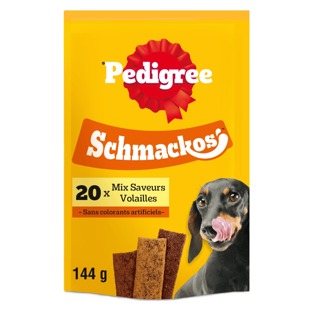 Pedigree® SCHMACKOS™ Récompenses Au Poulet Pour Chien 20 x 7,2g