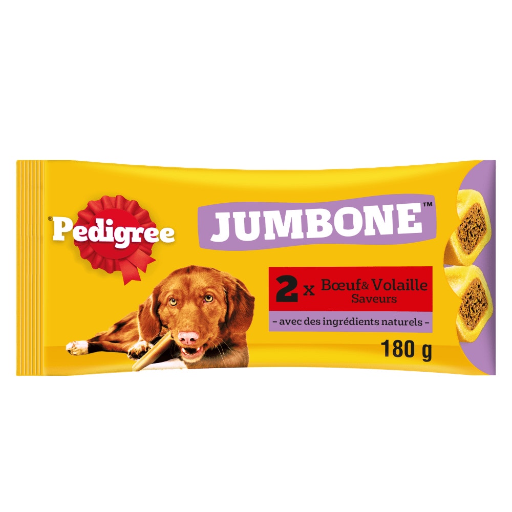 Pedigree® JUMBONE™ Son Os À Macher Récompenses Pour Moyen Chien 2 x 90g