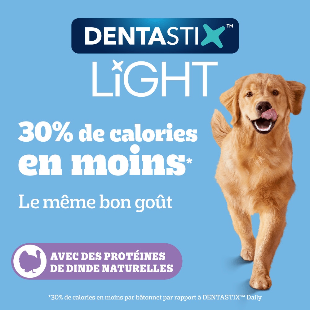 Pedigree® DENTASTIX™ Light Saveur Dinde Pour Chiens De plus de 25kg, 152g