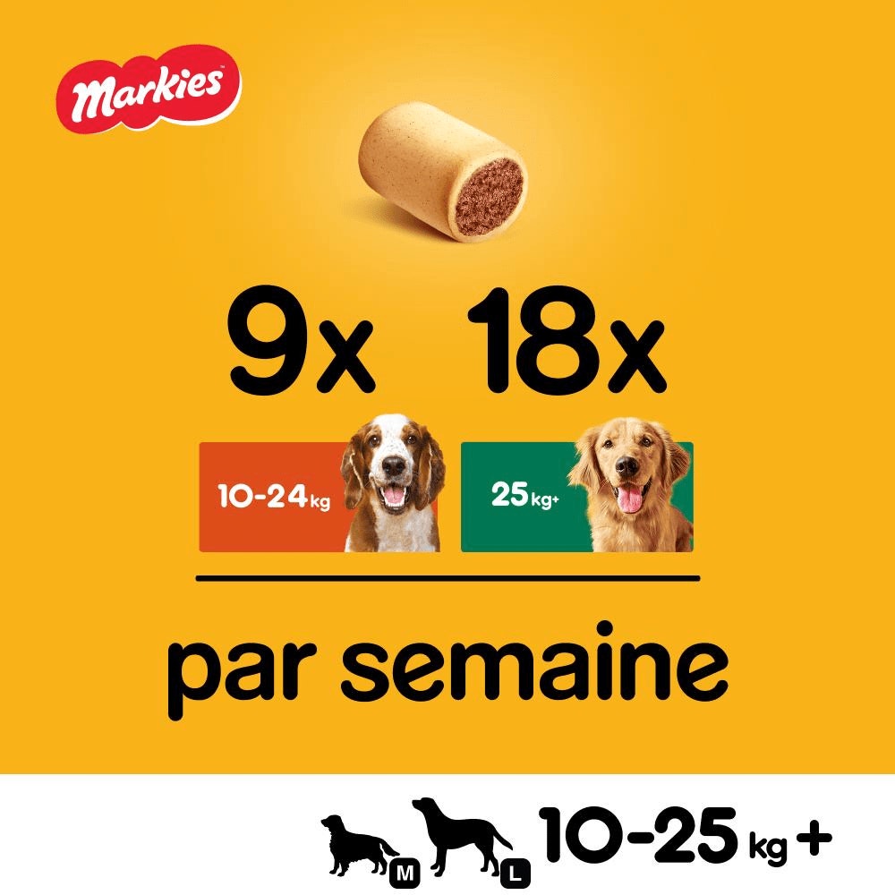 Pedigree® MARKIES™ Biscuits Fourrés Pour Chien 500g
