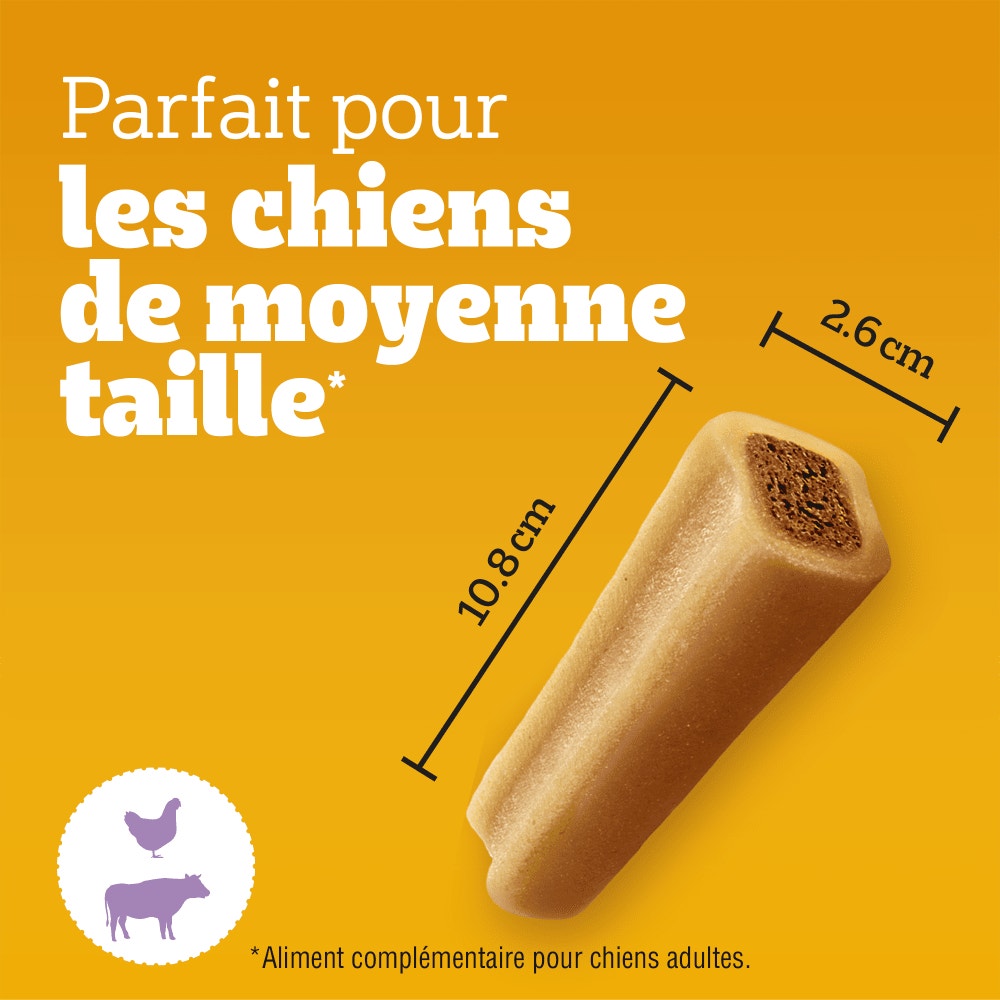 Pedigree® JUMBONE™ Son Os À Macher Récompenses Pour Moyen Chien 2 x 90g