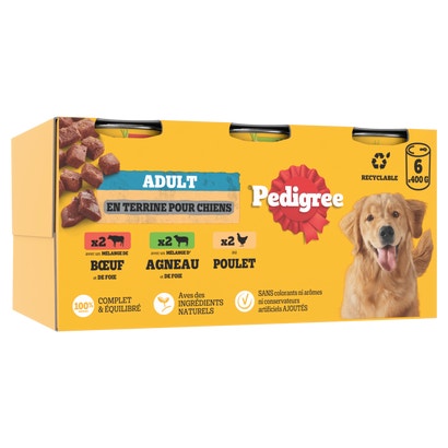 Boîtes En Terrine Pour Chien Adulte 3 Variétés