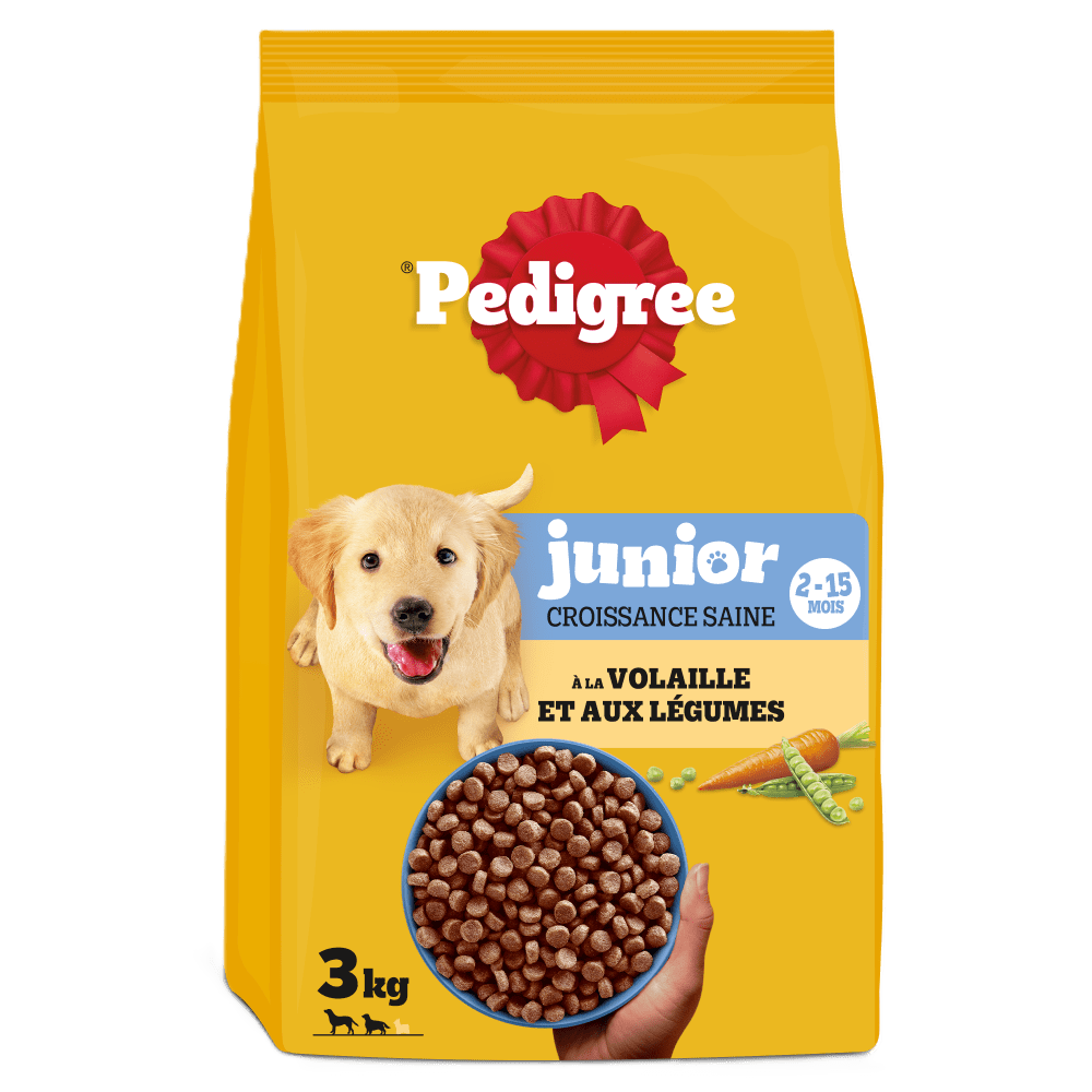 Croquettes À la Volaille et Aux Légumes Pour Chien Junior